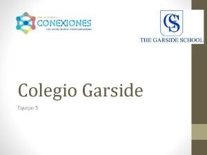 Colegio Garside Equipo 3 Nombre de maestros participantes