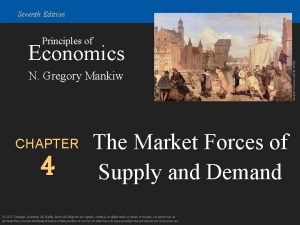 Seventh Edition Economics N Gregory Mankiw CHAPTER 4