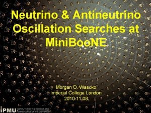 Neutrino Antineutrino Oscillation Searches at Mini Boo NE
