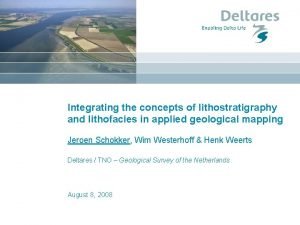 Integrating the concepts of lithostratigraphy and lithofacies in