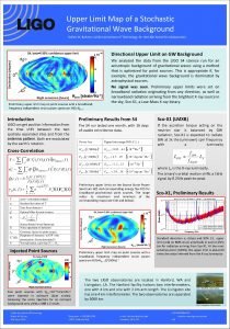 Upper Limit Map of a Stochastic Gravitational Wave