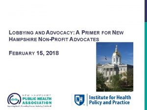 New hampshire lobbying New hampshire lobbying