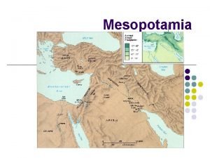 Mesopotamia map activity