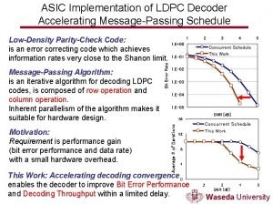 ASIC Implementation of LDPC Decoder Accelerating MessagePassing Schedule