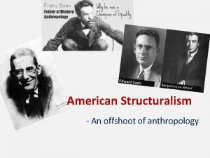 American structuralism in linguistics
