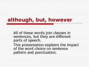 How to punctuate however in a sentence