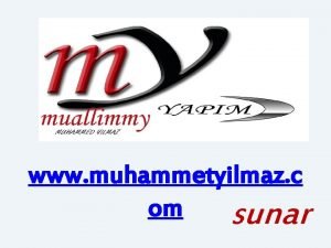 www muhammetyilmaz c om sunar Yaygn Din Eitimi