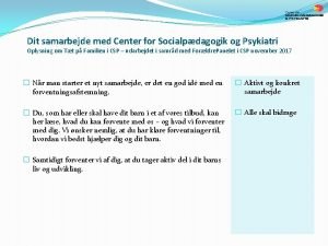 Center for socialpædagogik og psykiatri