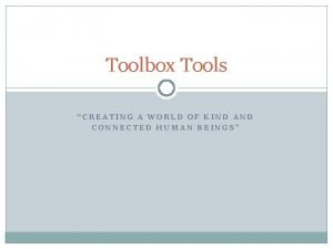 Empathy tool toolbox