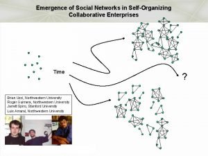 Emergence of Social Networks in SelfOrganizing Collaborative Enterprises