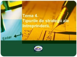 Strategia de integrare pe verticala Strategia de integrare pe verticala
