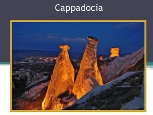 Cappadocia climate