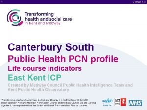 1 Version 1 3 Canterbury South Public Health