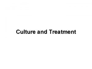 Culture and Treatment Psychotherapy Traditional Psychotherapy Sigmund Freud