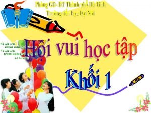 TRNG TIU HC I NI Ton Ting Vit