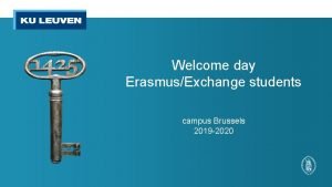 Erasmus feb kul