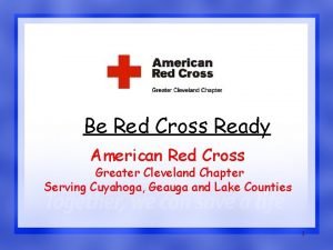 Be Red Cross Ready American Red Cross Greater