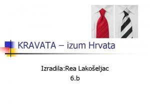 Kravata izum