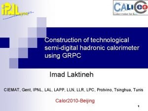 Construction of technological semidigital hadronic calorimeter using GRPC