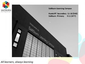 Saltburn learning campus