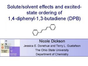 Solutesolvent effects and excitedstate ordering of 1 4