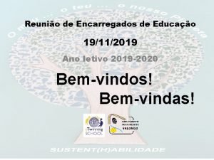 Reunio de Encarregados de Educao 19112019 Ano letivo