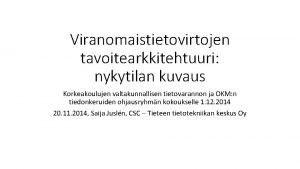 Tavoitearkkitehtuuri