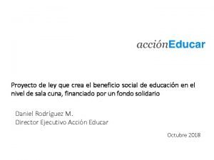 Proyecto de ley que crea el beneficio social