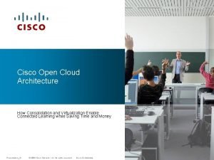 Cisco cloud architecture