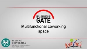 Coworking space for students