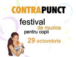 29 octombrie Concurs de interpretare muzicala pentru copii