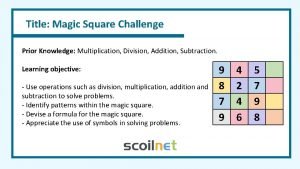 Magic square multiplication