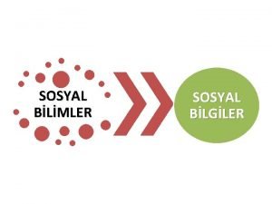 SOSYAL BLMLER SOSYAL BLGLER inde yaadmz toplumu daha