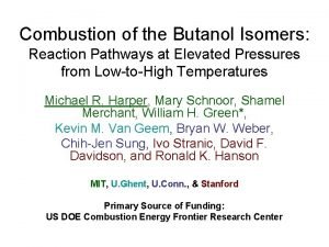 Combustion of the Butanol Isomers Reaction Pathways at