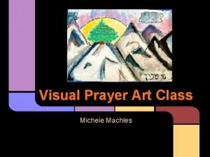 Art class prayer
