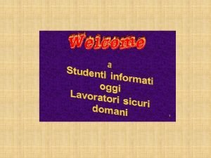 RISCHI SPECIFICI II Definizione ed individuazione dei fattori