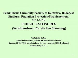 Budapest dentistry university