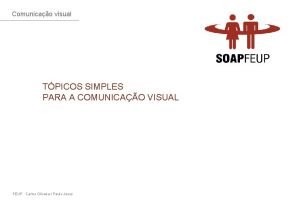 Comunicao visual TPICOS SIMPLES PARA A COMUNICAO VISUAL