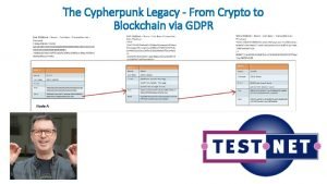 The Cypherpunk Legacy From Crypto to Blockchain via