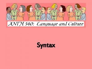 Syntax literary definition