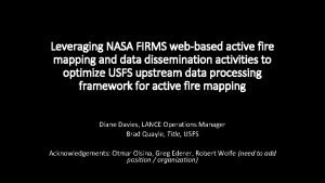 Firms nasa fire map