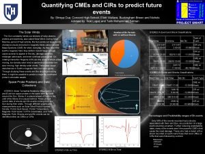 Quantifying CMEs and CIRs to predict future events