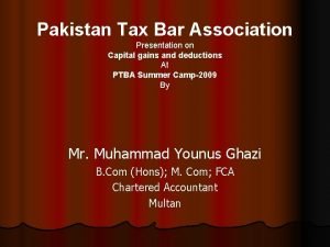 Pakistan tax bar association