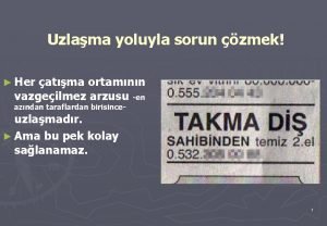 Uzlama yoluyla sorun zmek Her atma ortamnn vazgeilmez