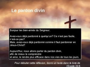 Le pardon est divin