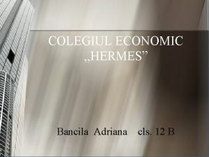 Colegiul economic hermes