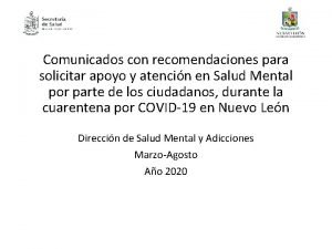 Solicitud de apoyo pro salud