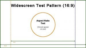 Aspect ratio test
