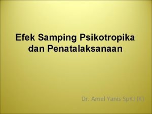 Dr amel yanis