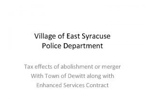 East syracuse police department